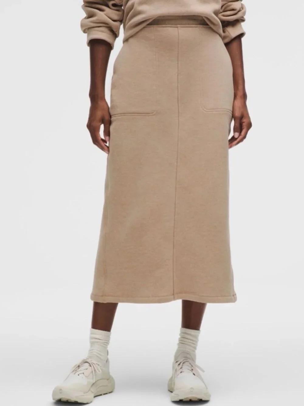 NWT Lululemon Loungeful High Rise Midi Skirt Size M - Picture 2 of 7